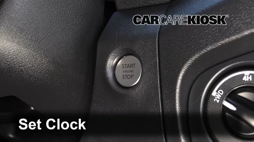 2022 Nissan Frontier SV 3.8L V6 Clock